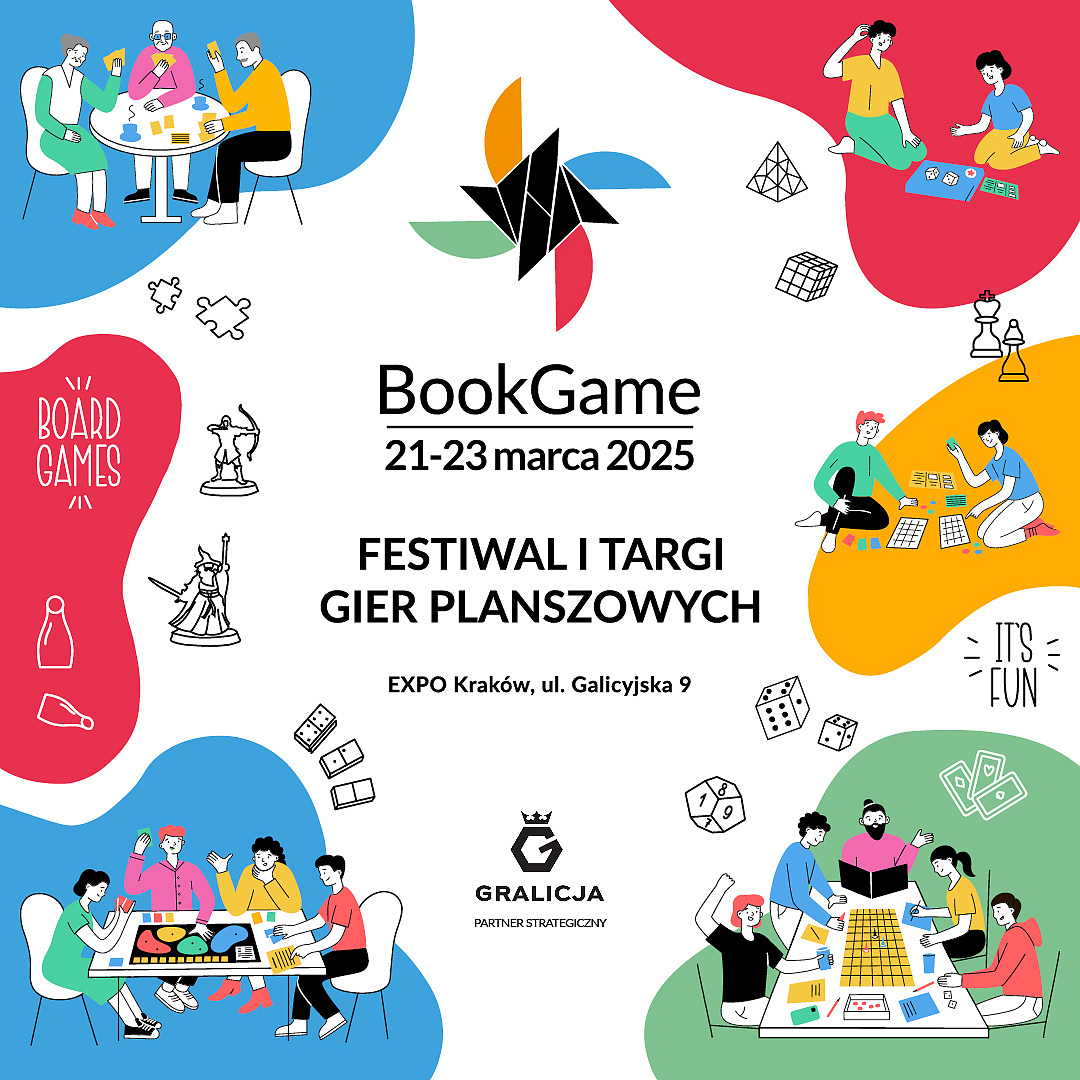  Festiwal i Targi Gier Planszowych BookGame - zapraszamy na trzecią edycję!   